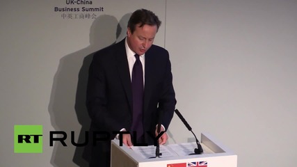 UK: Cameron says he’s ready to take relationship with China to the next level