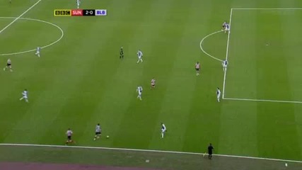 Sunderland 2 - 0 Blackburn ( Bent ) 