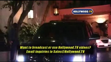 Lindsay Lohan Leaves Chateau Marmont.
