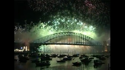 Фойерверки в Сидни Австралия - Welcomes in 2010 - 2 част