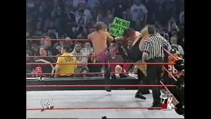 Raw 17th Feb 03 Шон Майкълс и Джеф Харди срещу Крис Джерико и Крисчън
