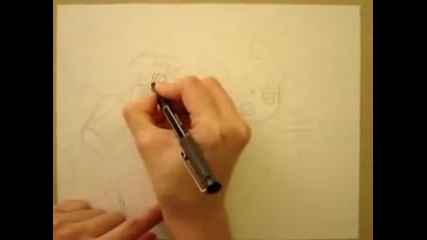 Drawing Neo-queen Serenity & Small Lady