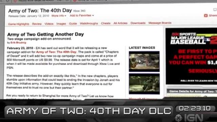 Ign Daily Fix - 23.2.2010 - The 40th Day and Borderlands Get a Dlc 