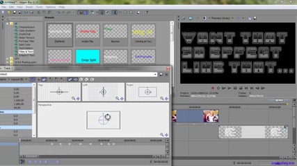 Sony Vegas Tutorial || Effect 17 - 3d