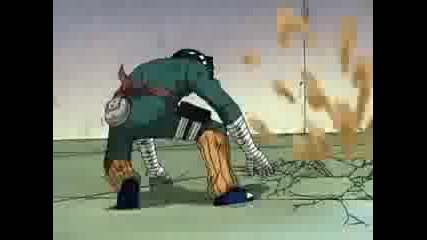 Gaara Vs Rock Lee! Head Strong
