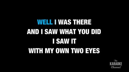 Phil Collinsin - The Air Tonight - karaoke