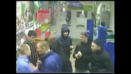 бой в супермаркет-русия!! Krasnoyarsk_ Russia (fight)