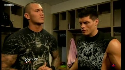 Wwe Monday Night Raw 22.02.2010 Legacy backstage