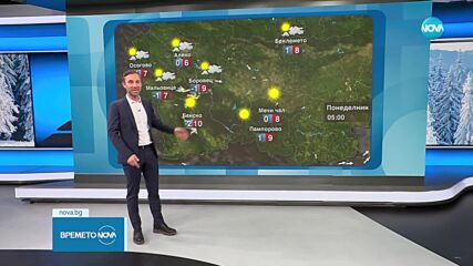 Прогноза за времето (27.01.2025 - обедна емисия)
