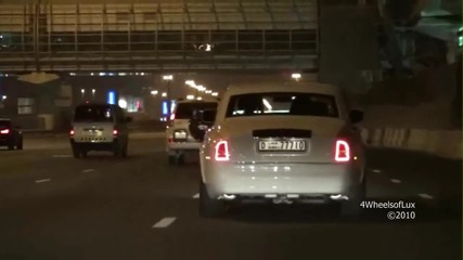 Rolls Royce Phantom on the Highway