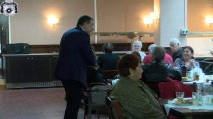 Пенсионери от Община Несебър бяха уважени от кмета Николай Димитров на празника си