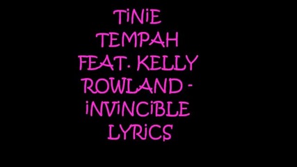 Tinie Tempah feat. Kelly Rowland-invincible
