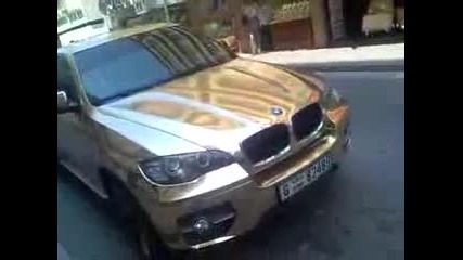 Bmw X6 gold plated at dubai gold souq