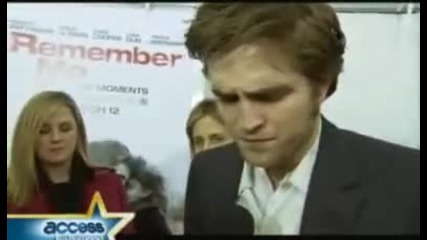 Robert Pattinson Interview Remember Me Premiere Ah 
