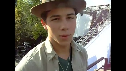M - Nick Jonas на снимачната площадка на Camp Rock 2 The Final Jam 