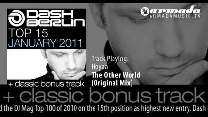 Out Now: Dash Berlin Top 15 January 2011 - With Remix! 