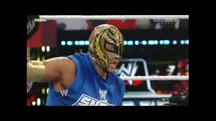 Wwe Raw 26.04.2010 ( Draft Lottery ) - Rey Mysterio s Team vs. Mvp s Team 