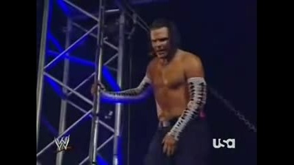jeff hardy jumps on randy orton 30 feet