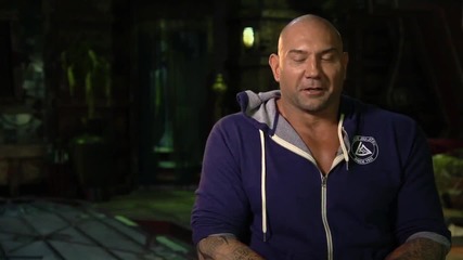 Звездата Дейв Батиста в интервю за филма си Пазители на Галактиката (2014)