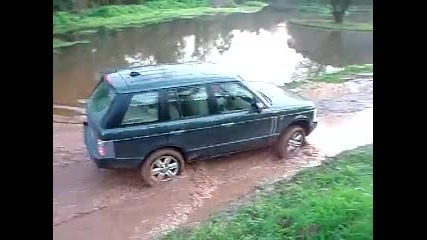 Range Rover and Hummer off - road
