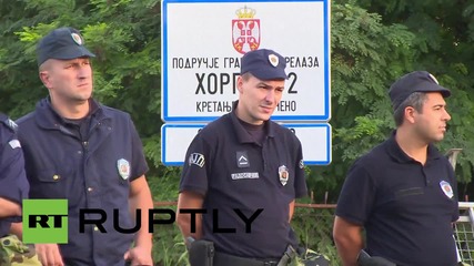 Serbia: Hungarian authorities strengthen border fence after day of clashes