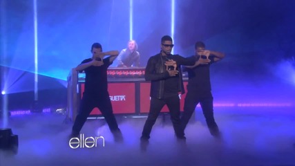 David Guetta & Usher - Without You [ Live on Ellen Show ]