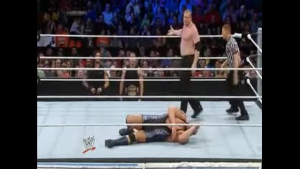 Kane vs Big Show ( The Shield край ринга ) - Wwe Smackdown 14/3/14