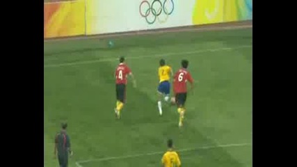 Brazil v Belgium Football Olympics