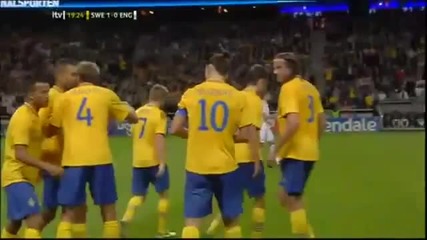 Швеция 4 - 2 Англия! обрат от Ibrahimovic и страхотен гол от задна ножица!
