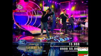 Димитър втори голям (диско) концерт в Music Idol 3