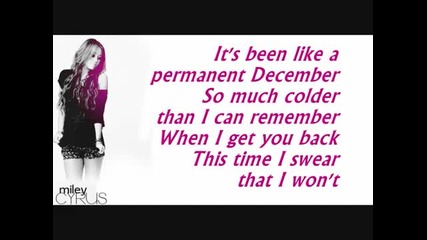 Miley Cyrus - Permanent December 