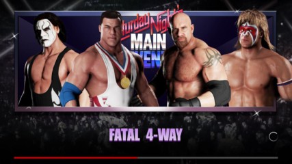 WWE 2K18 Dream Match featuring Pre-Order Bonus character Kurt Angle