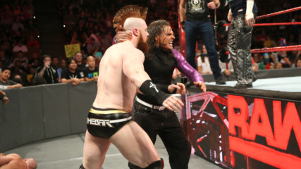 Seth Rollins, Dean Ambrose & The Hardy Boyz vs. Cesaro, Sheamus, Luke Gallows & Karl Anderson: Raw, Sept. 11, 2017