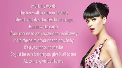 Katy Perry - Dark Horse (lyrics)