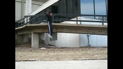 freerun tricks parkour 2009