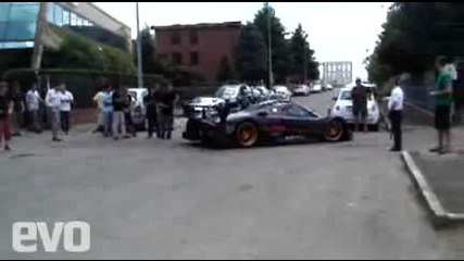 Evo - Pagani Zonda R on the road 