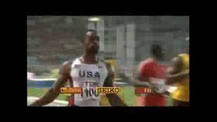 World Champs Osaka 2007 100m. Men