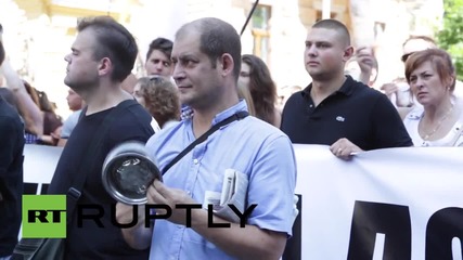 Ukraine: Metro station traders protest termination of contracts