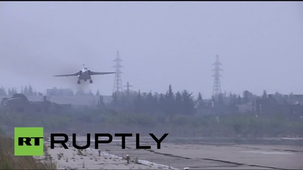 Syria: Russian Sukhoi jets soar into action from Hmeymim Air Base