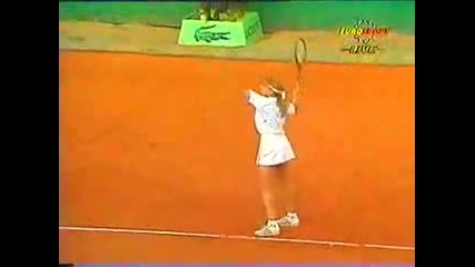 Roland Garros 1990 Final Seles vs Graf part 1