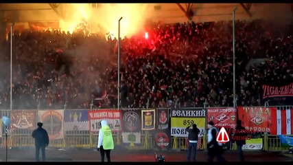 Рубин Казан 1 - 1 Спартак Москва (08.11.2010) - агитката на Спартак !!! 