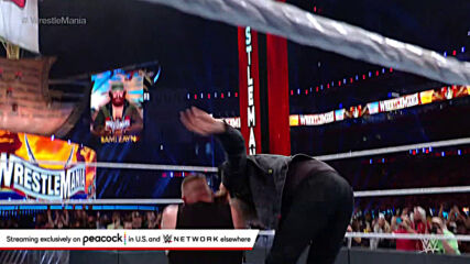 Kevin Owens hits Stunner on Logan Paul: WrestleMania 37 – Night 2 (WWE Network Exclusive)