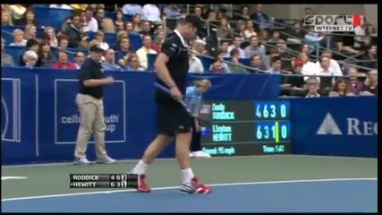 Andy Roddick - Lleyton Hewitt Qf Memphis 2011 