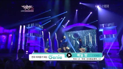 Exid - Every Night @ Music Bank (02.11.2012)
