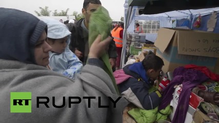 Croatia: Hundreds of refugees enter Croatia on way to Opatovac transit camp