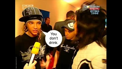 Tokio Hotel - Drinking problems