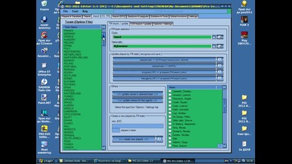 Pes 2011-import new player &