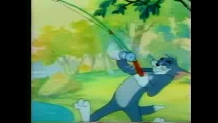 Tom And Jerry Cat Fishin