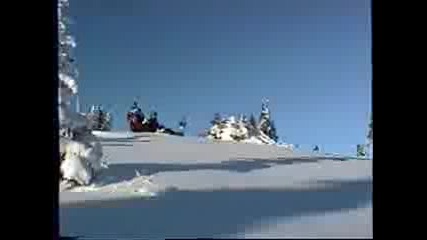 jump dans le lac a Fermont 