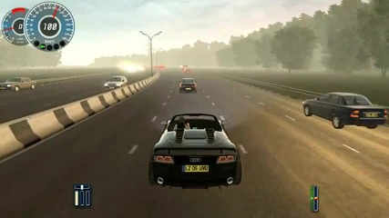 City Car Driving Audi R8 Gt Spider Drive in Morning Fog